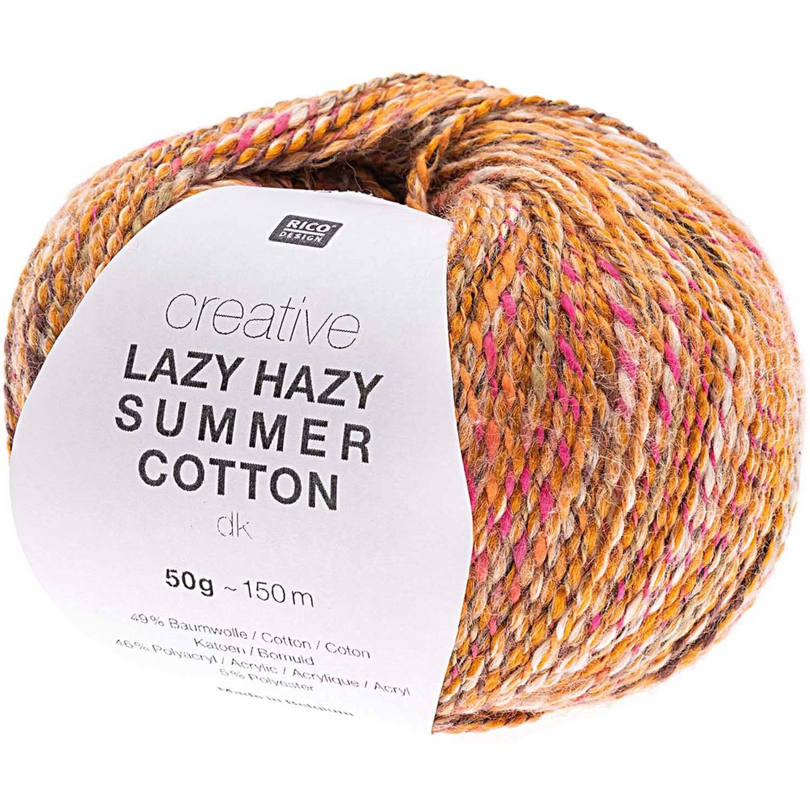 Rico Lazy Hazy Summer Cotton 003 Mosterd