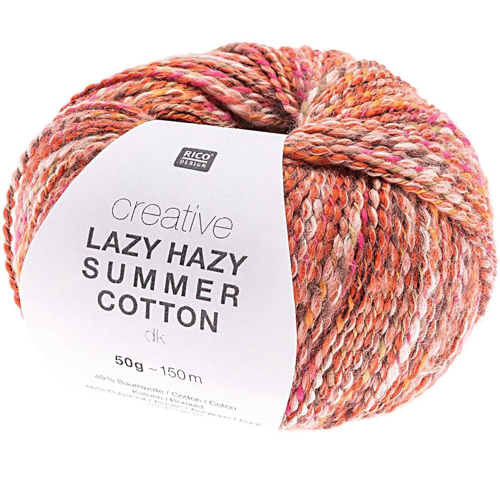 Rico Lazy Hazy Summer Cotton 004 Rood