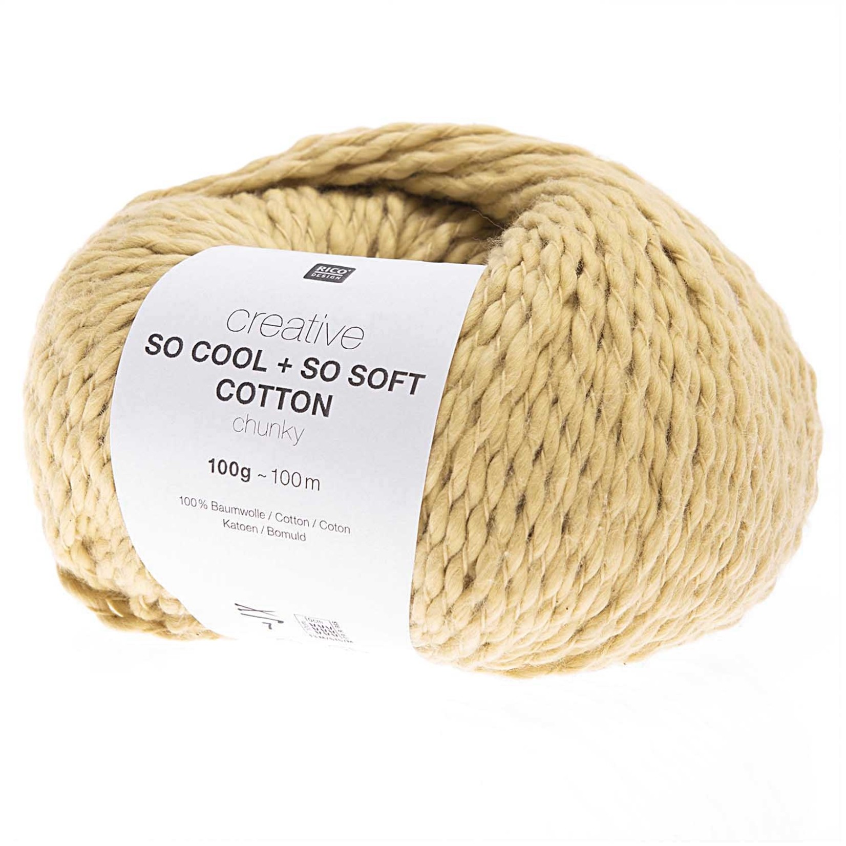 Rico So Cool  So Soft Cotton Chunky 002 Gelb