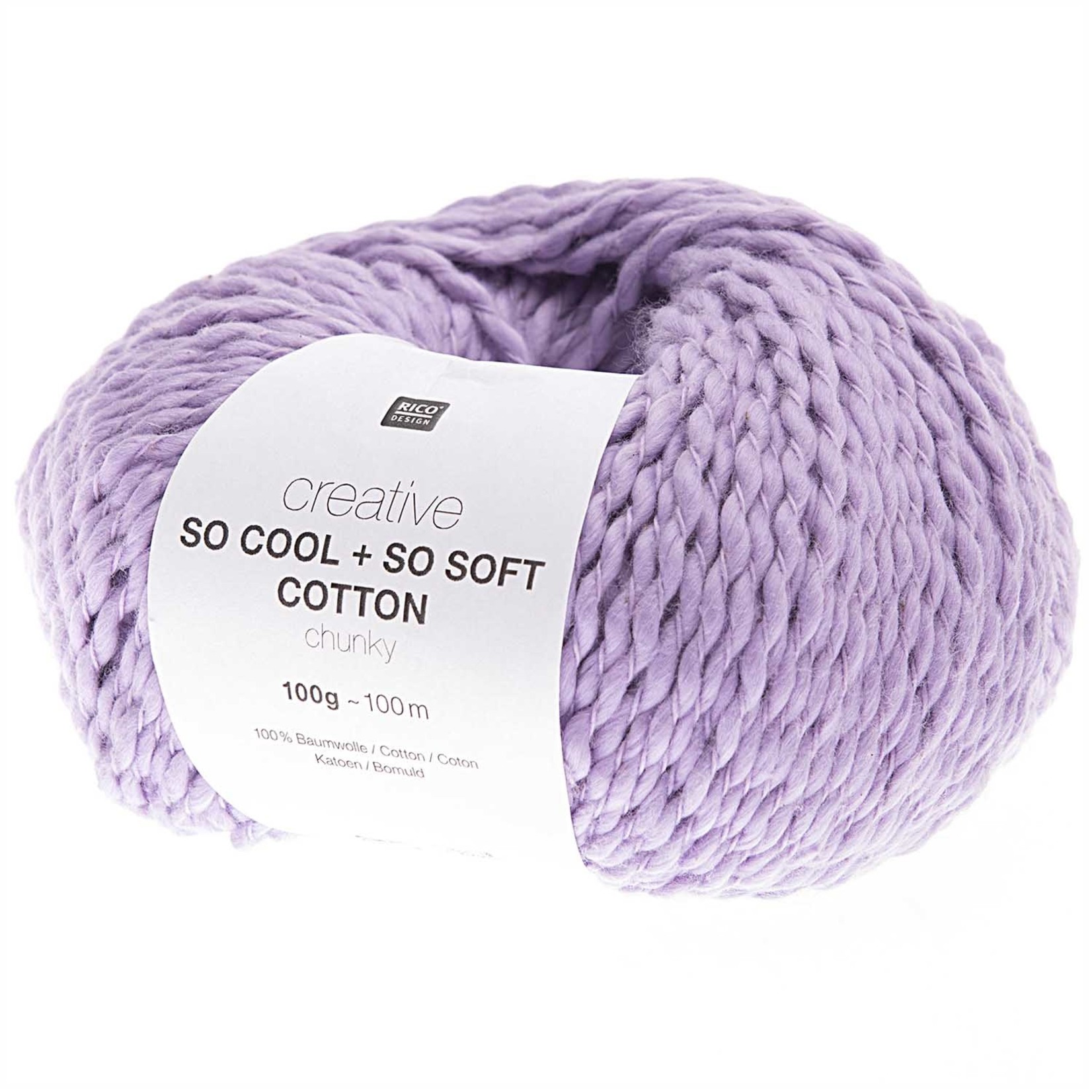 Rico So Cool  So Soft Cotton Chunky 007 Flieder