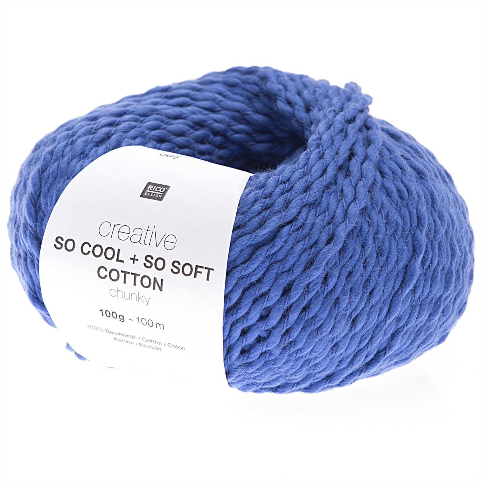 Rico So Cool  So Soft Cotton Chunky 009 Blau