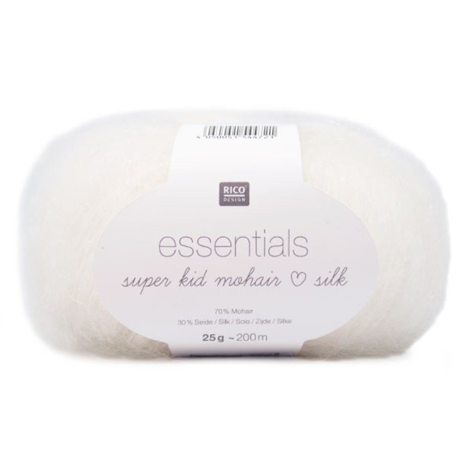 Rico Super Kid  Mohair Loves Silk 001 Wit