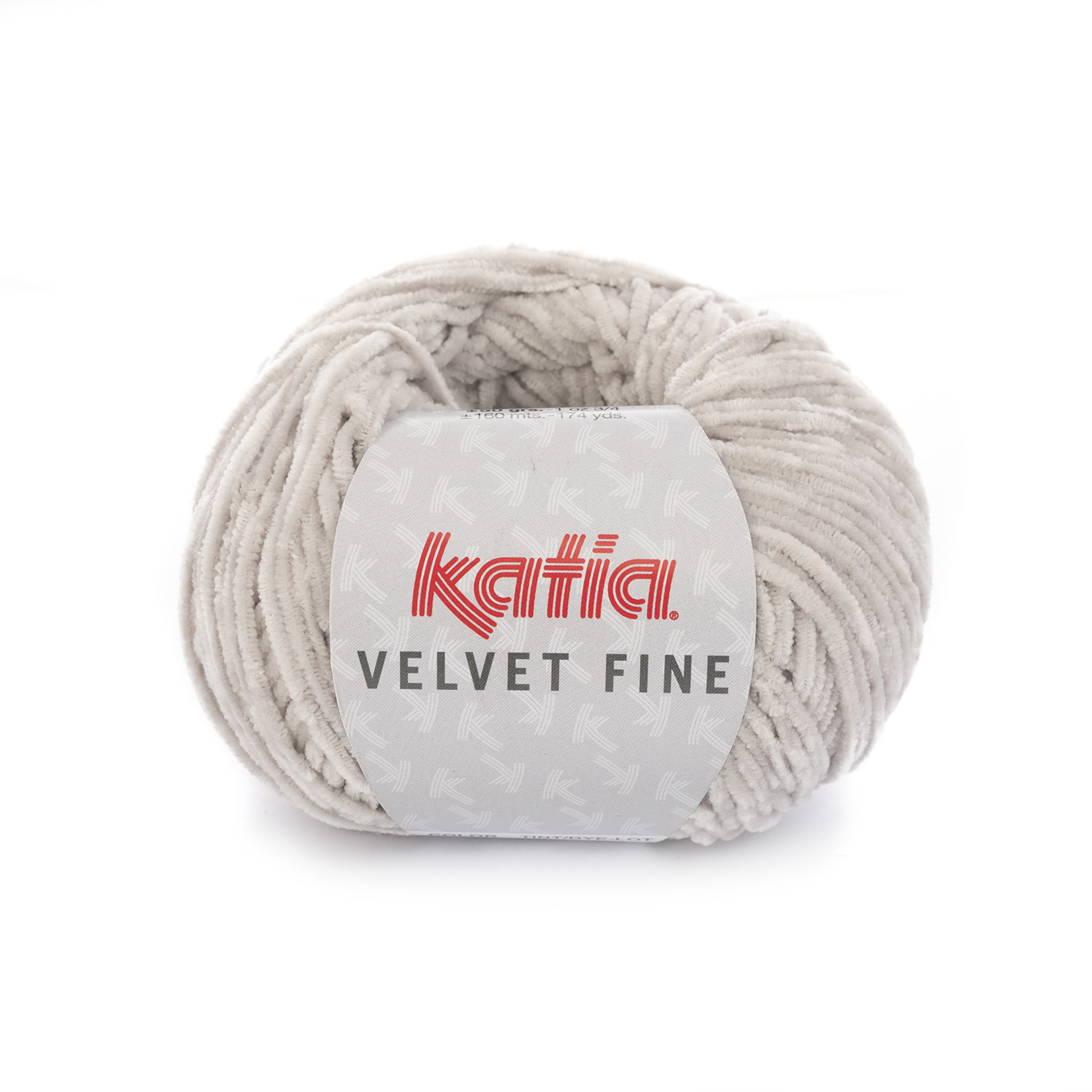 Katia Velvet Fine 208 Lichtgrijs