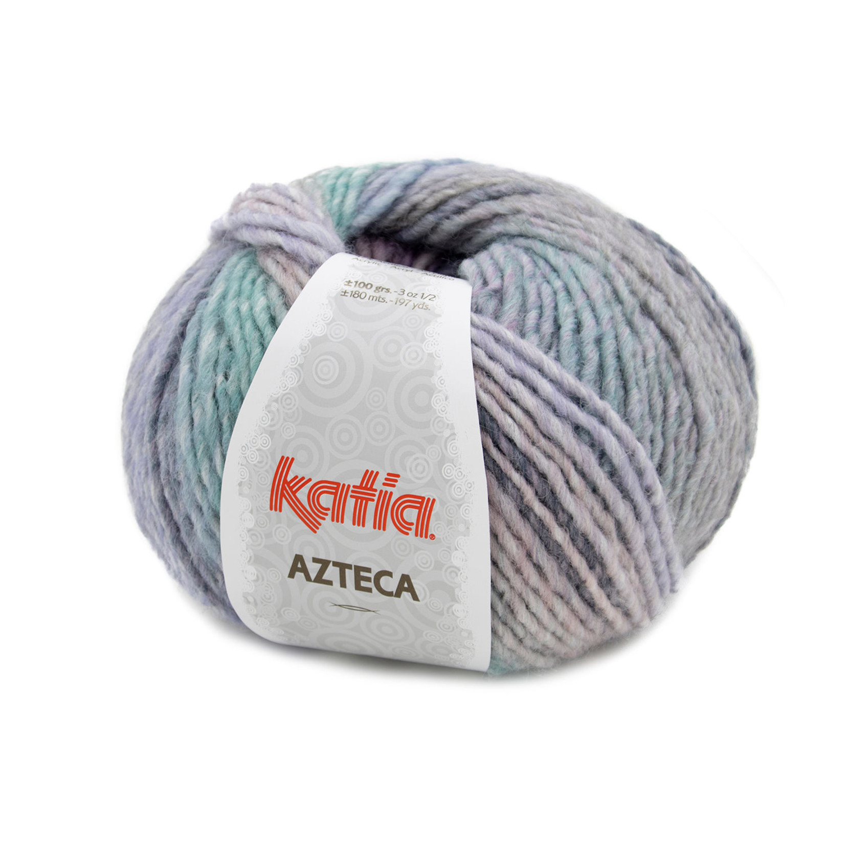 Azteca Pastel-Paars-Groen - Wolwinkel Filomena