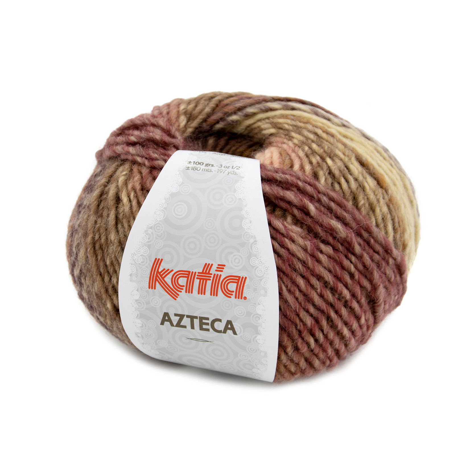 Katia Azteca 7877 Bruin-Oranje-Ecru-Lila