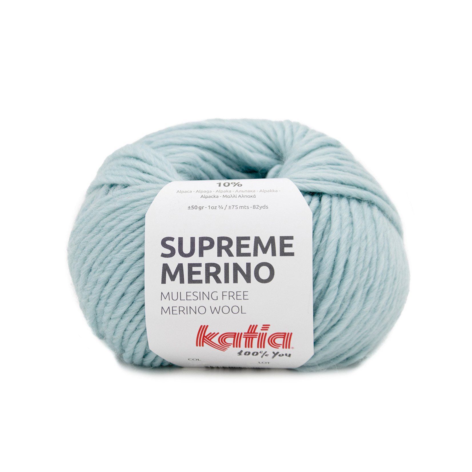 Katia Supreme Merino 83 Waterblauw