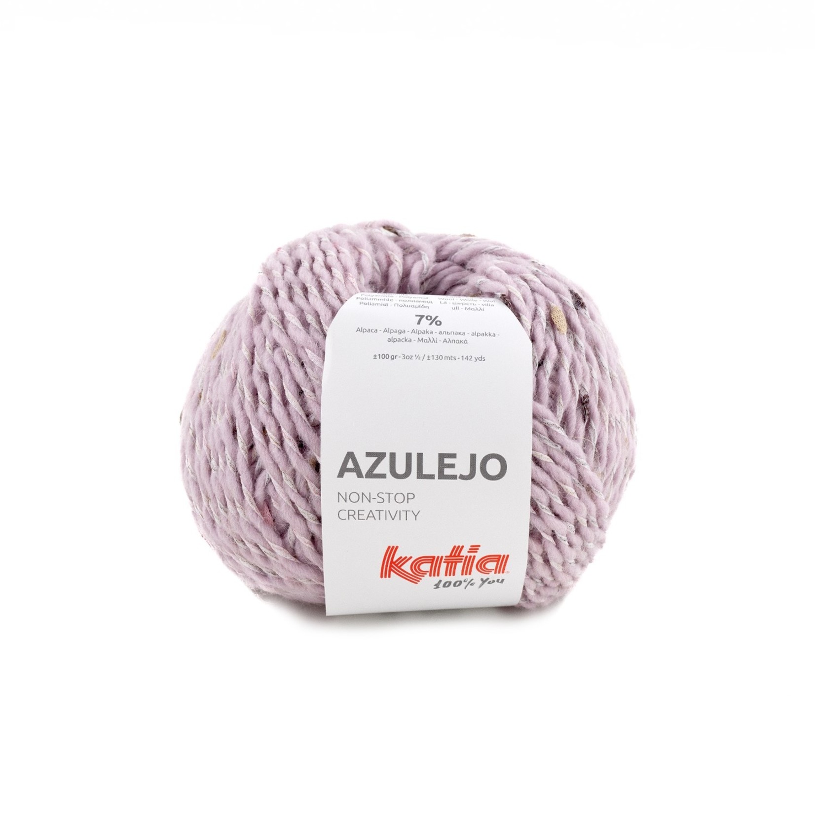 Katia Azulejo 300 Roze-Bleekrood-Reebruin