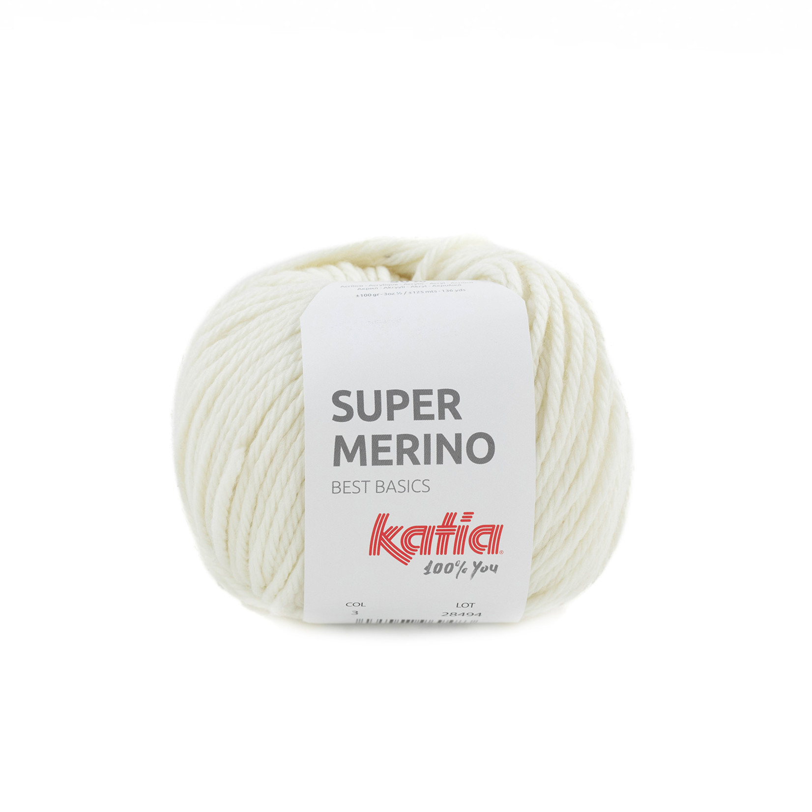 Katia Super Merino  3 Ecru