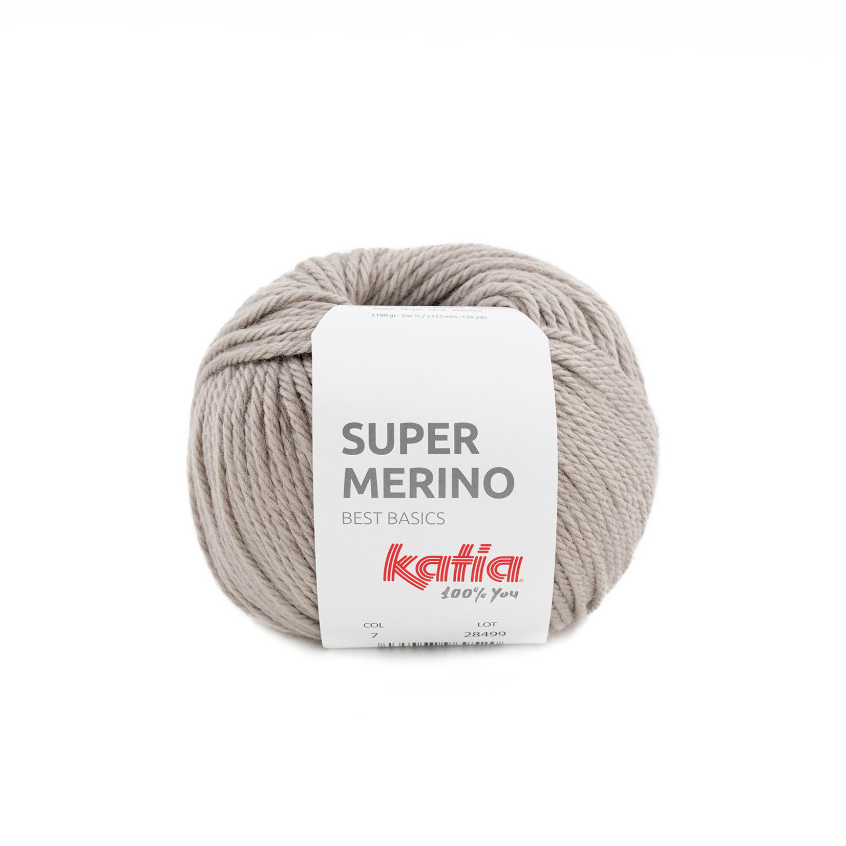 Katia Super Merino 7 Steengrijs