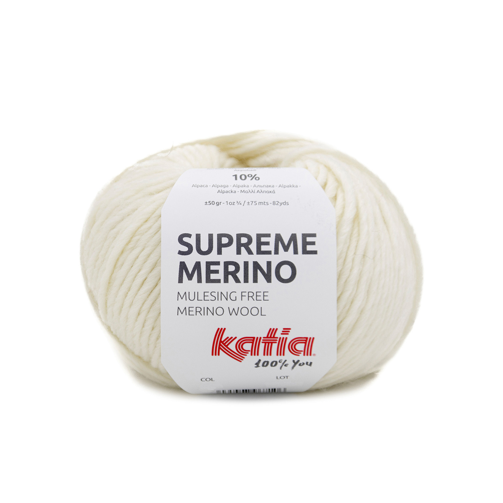 Katia Supreme Merino 80 Ecru