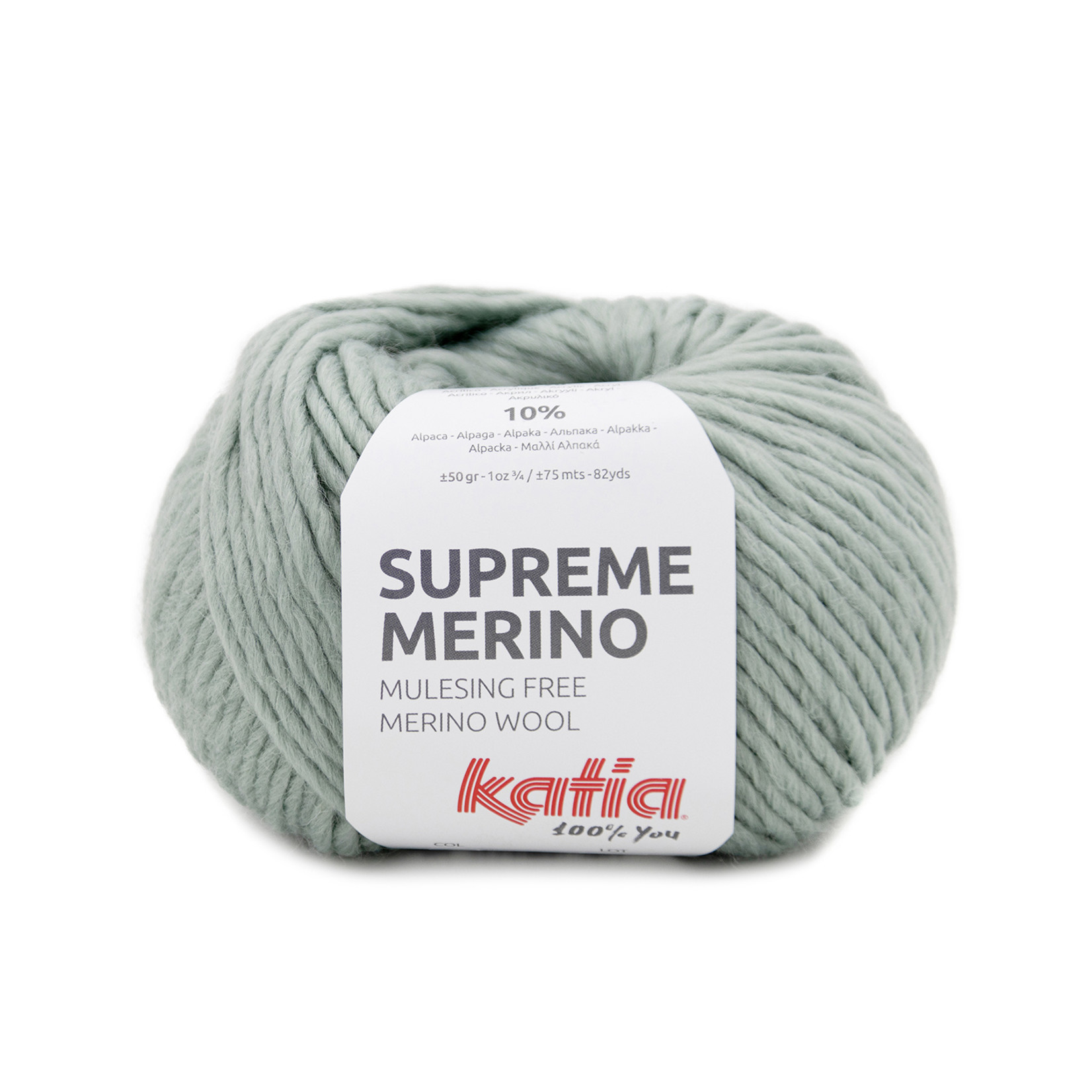 Katia Supreme Merino 81 Mintgroen