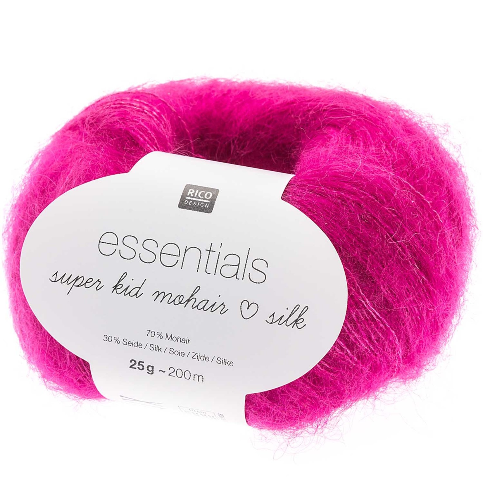 Rico Super Kid  Mohair Loves Silk 021 Fuchsia