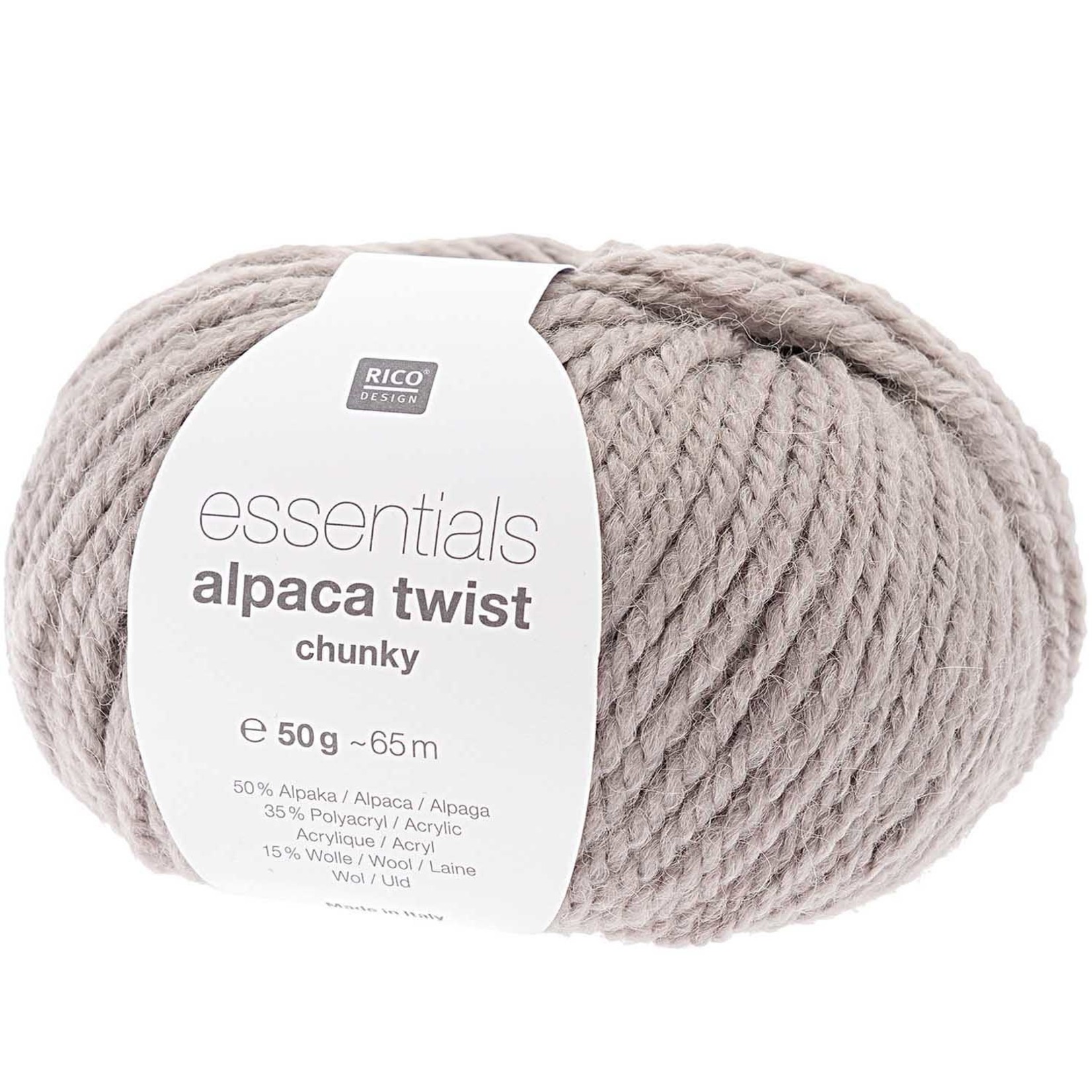 Rico Alpaca Twist Chunky 17 Grijs