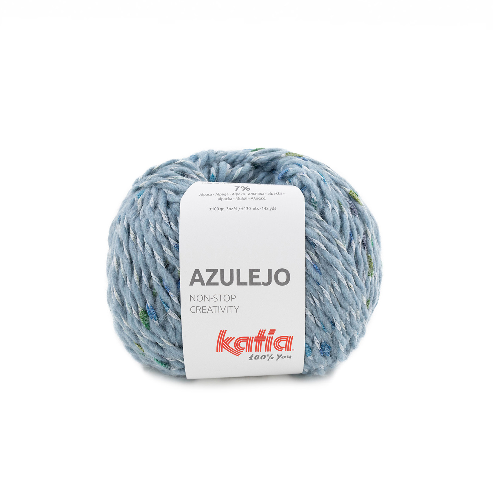 Katia Azulejo 305 Jeans-Groen-Blauw