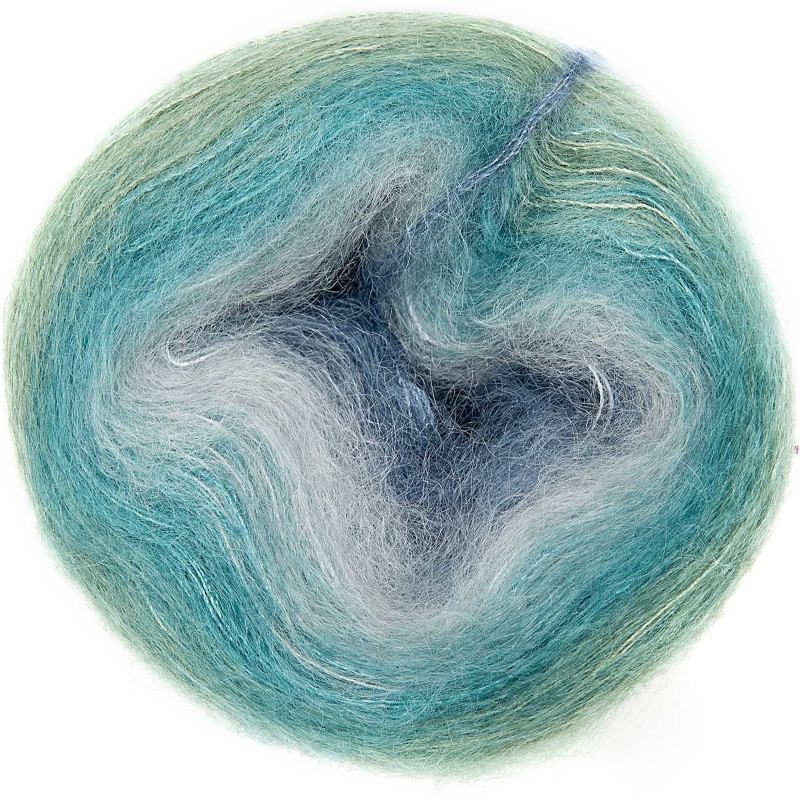 Rico Super Kid Mohair Silk Colourlove  017 Teal