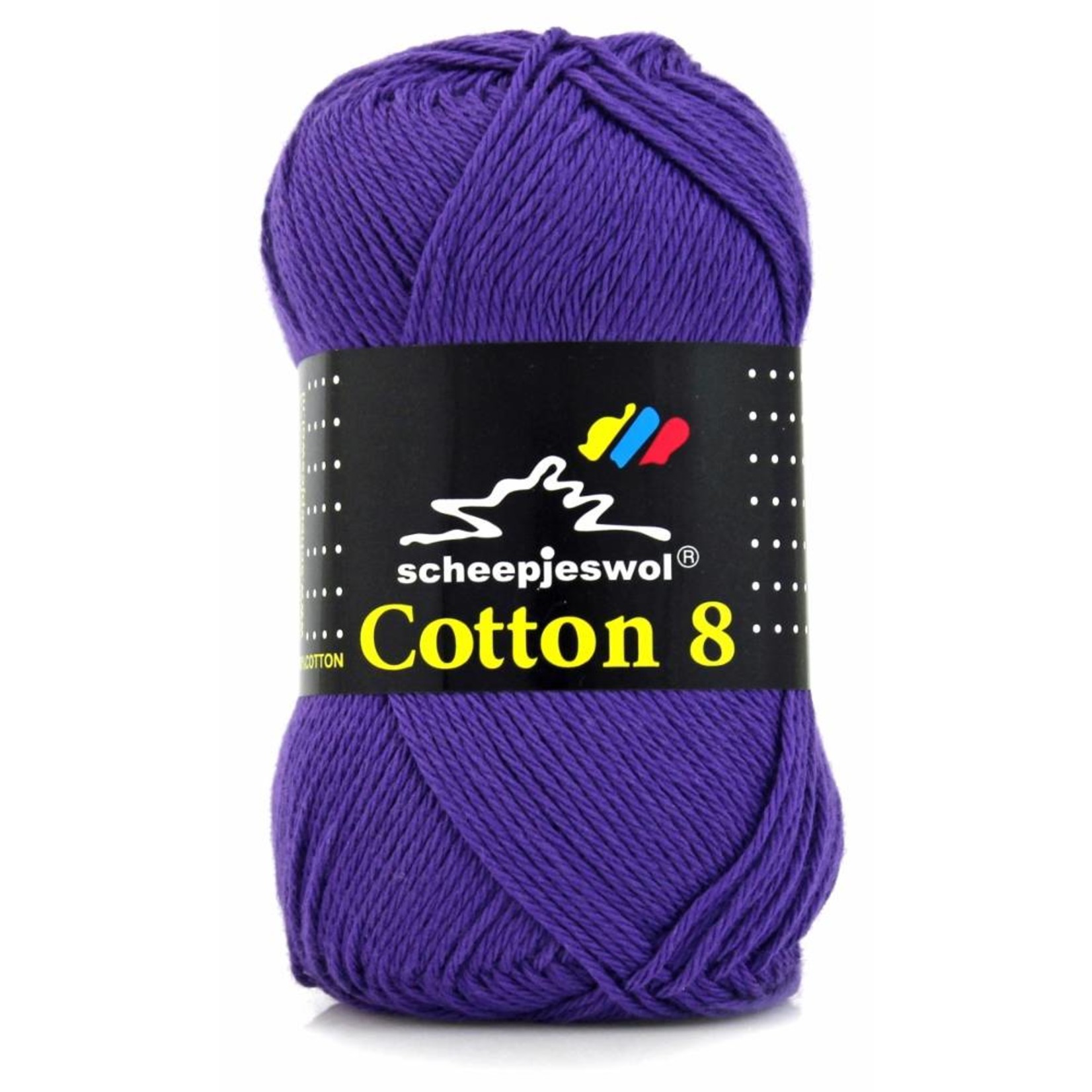 Scheepjes Cotton 8  721 Donkerpaars