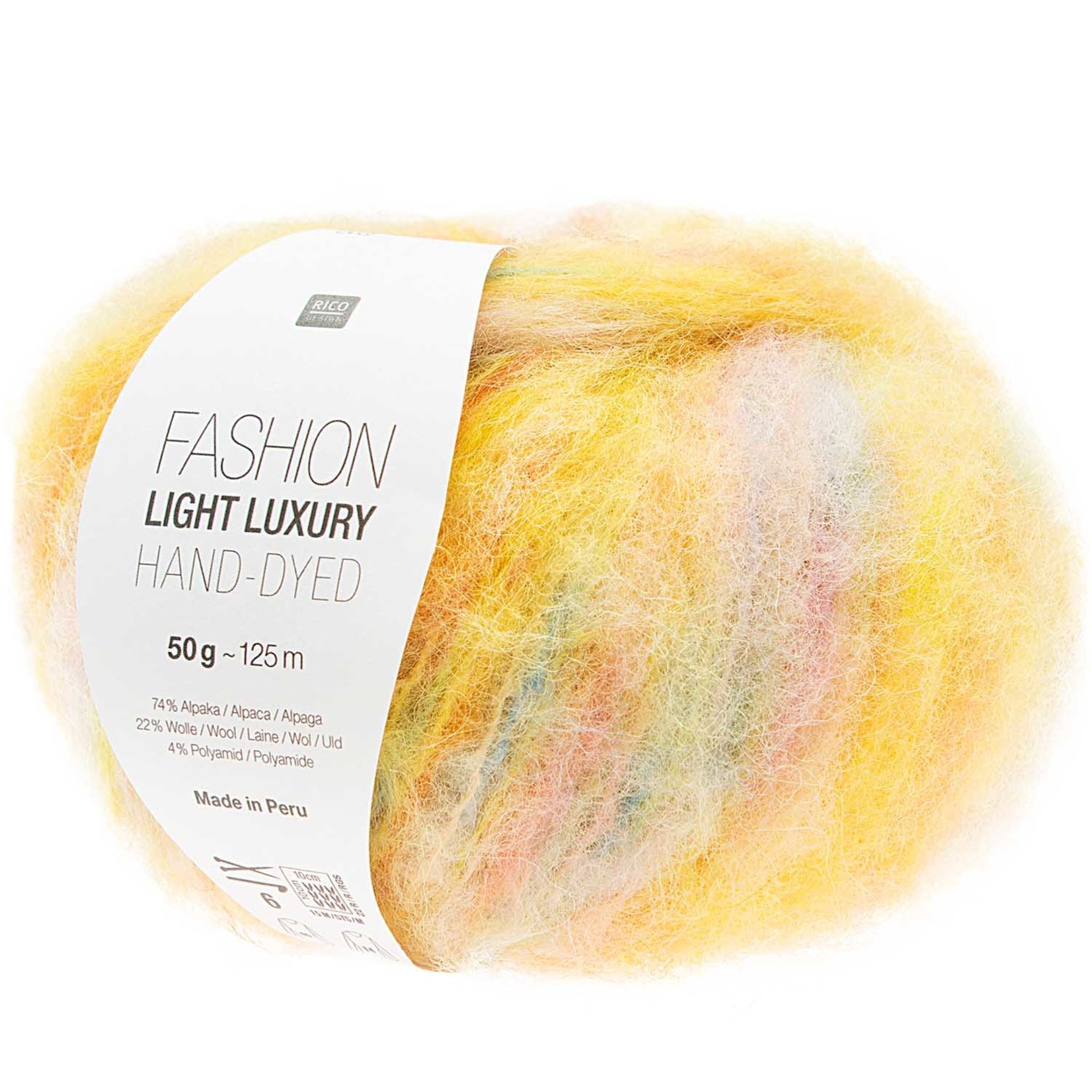 Rico Light Luxury Hand-Dyed 3 Geel