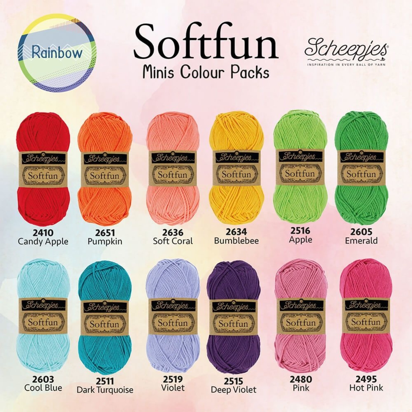 Scheepjes Softfun Colour Pack