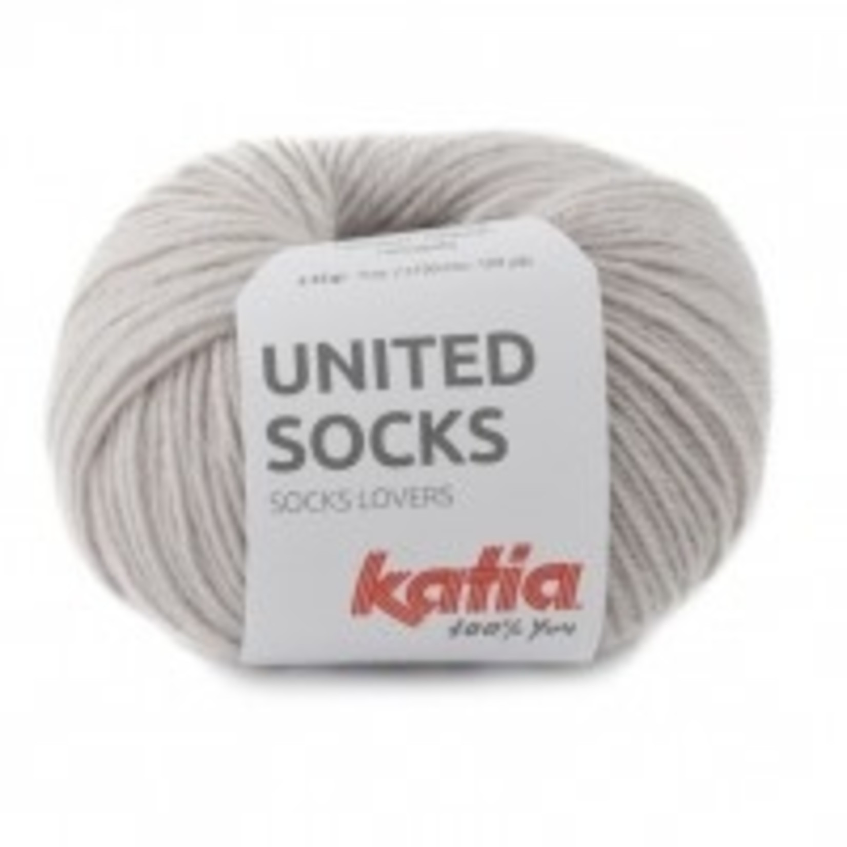 Katia United Socks 7 Steengrijs