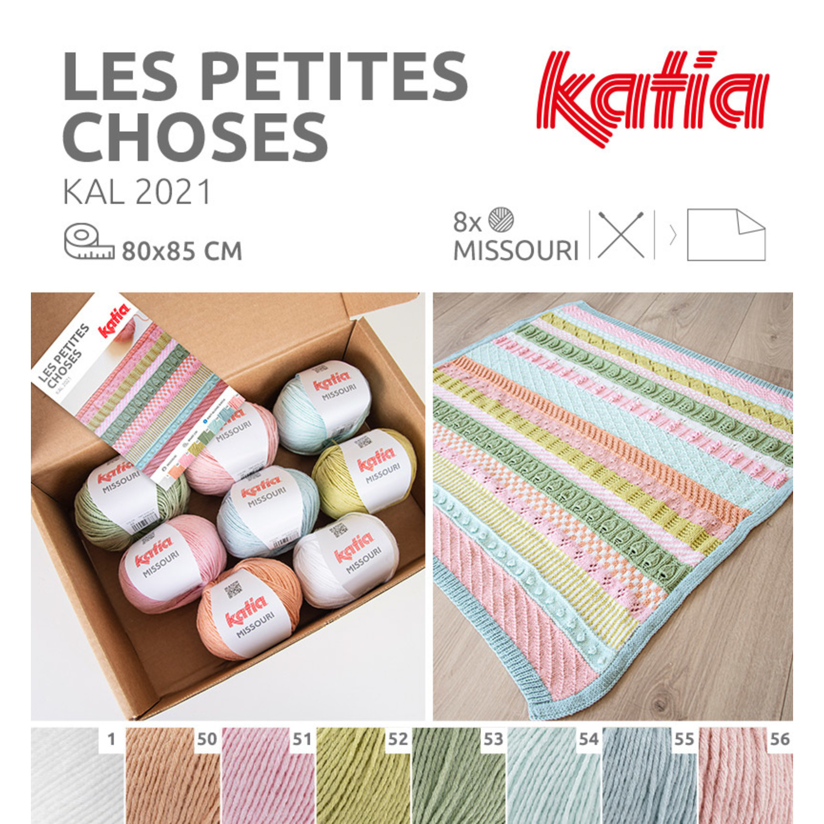 Katia Les Petites Choses KAL-pakket