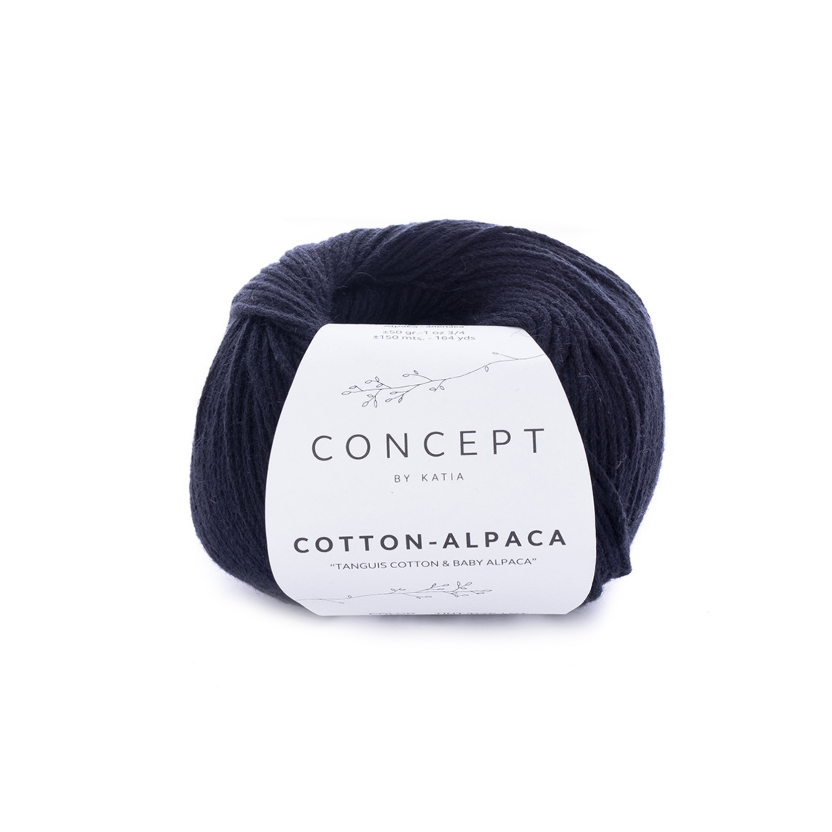 Katia Cotton Alpaca 86 Zwart