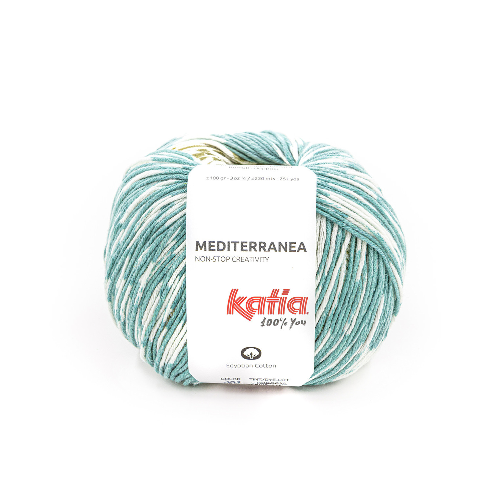 Katia Mediterranea 303 Groenblauw-Groen