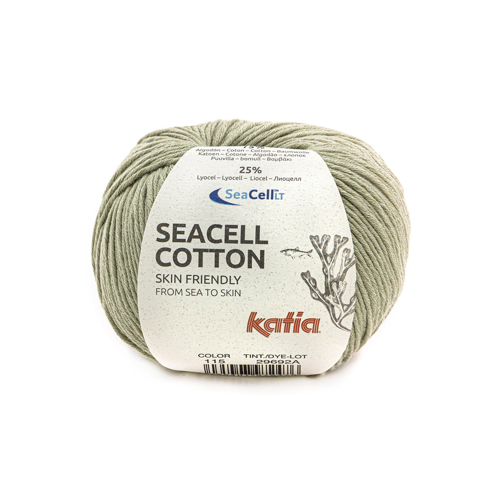 Katia Seacell Cotton 115 Mintgroen