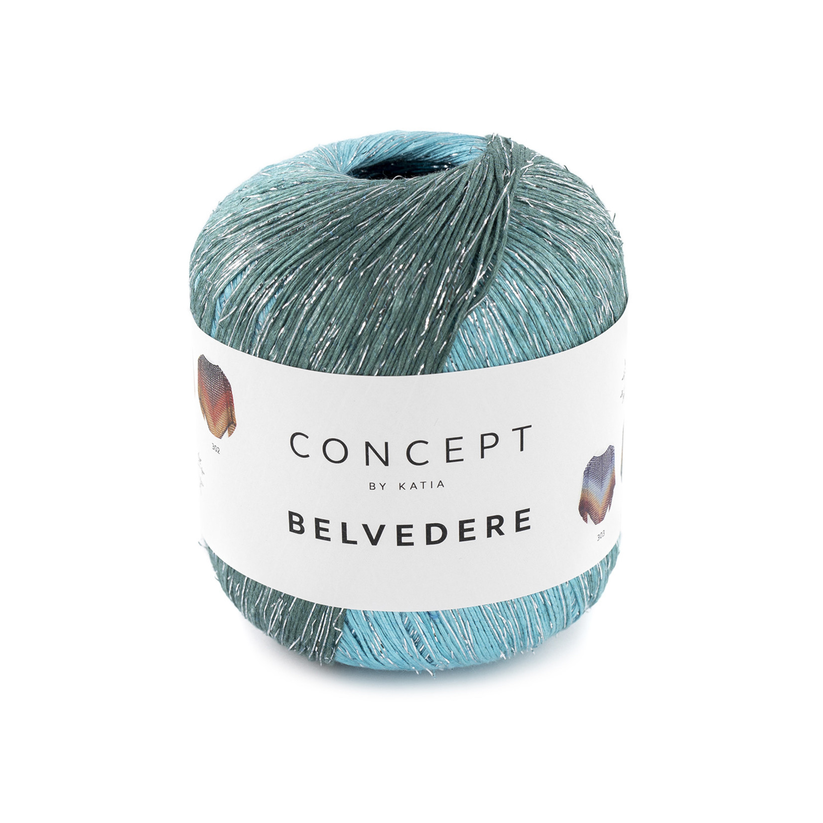 Katia Belvedere 305 Blauw-Groenblauw-Zwart