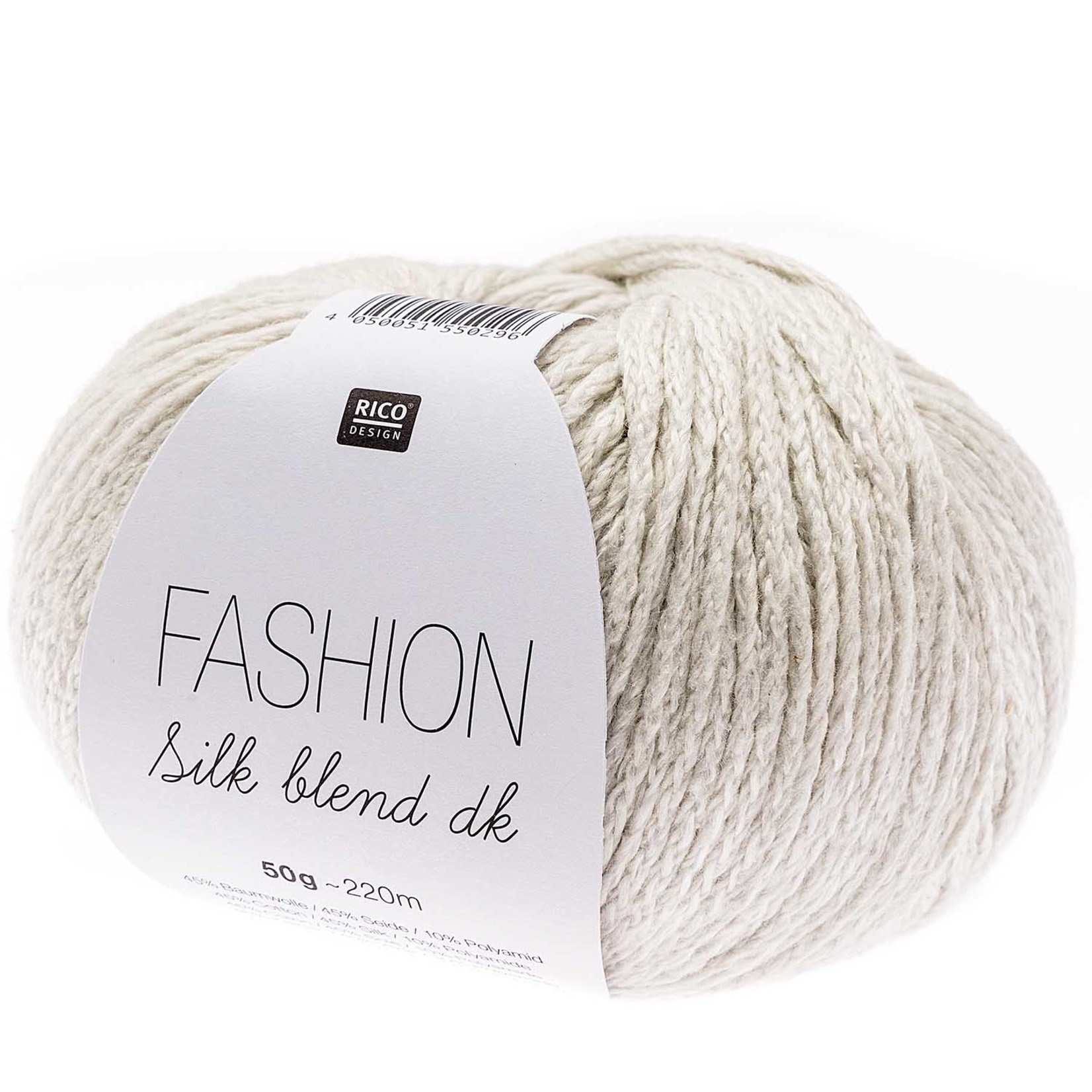 Rico Silk Blend DK 4 Silver