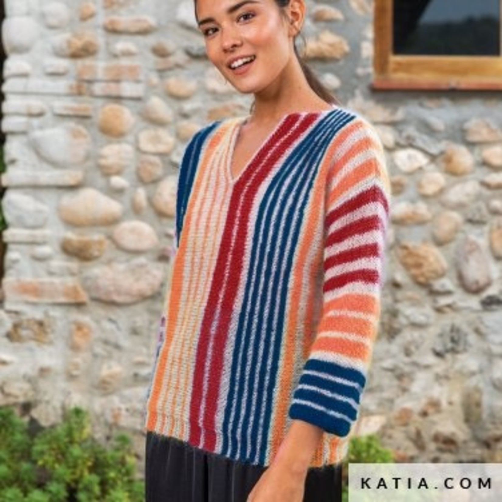 Katia Gratis breipatroon  shades trui