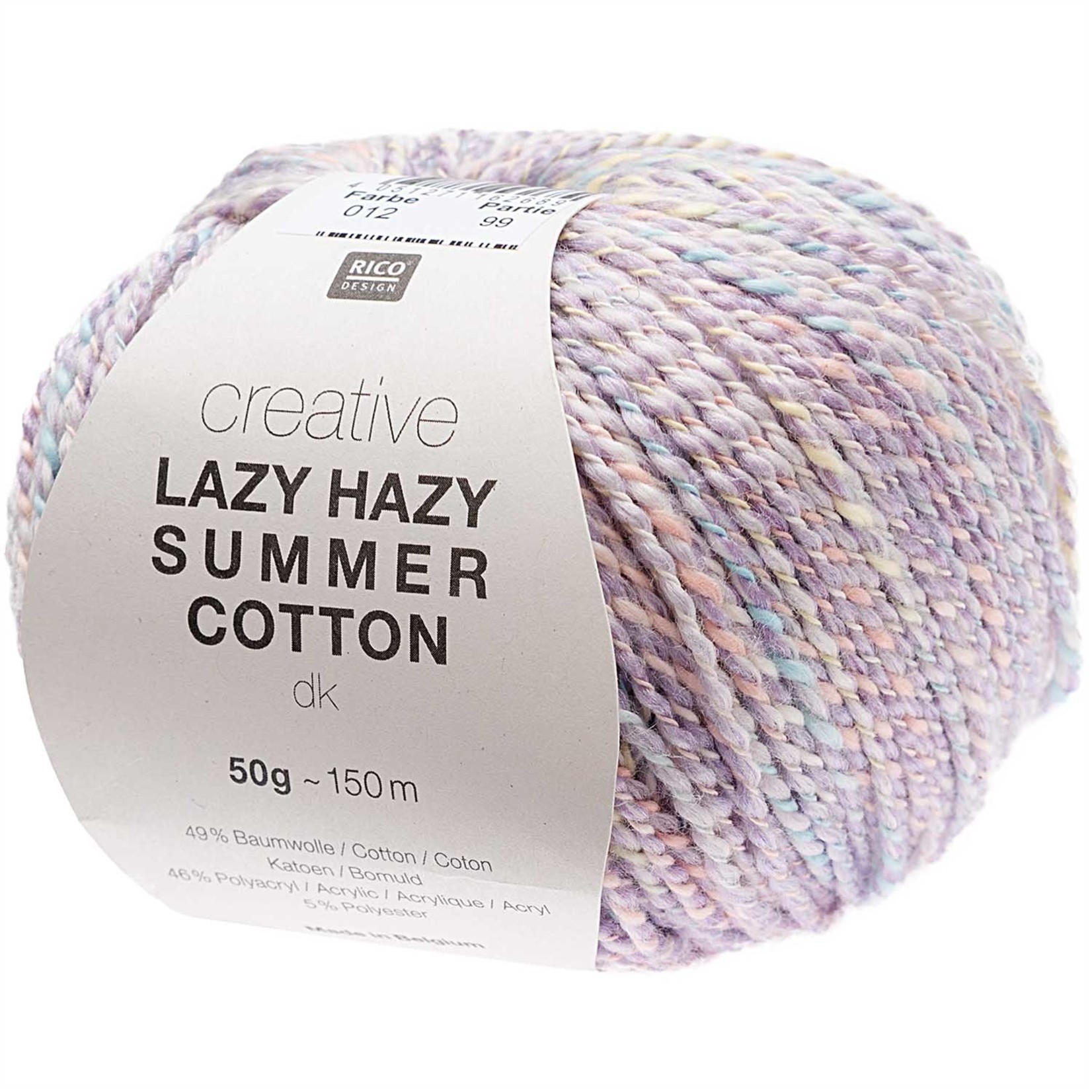 Rico Lazy Hazy Summer Cotton 012 Lilac