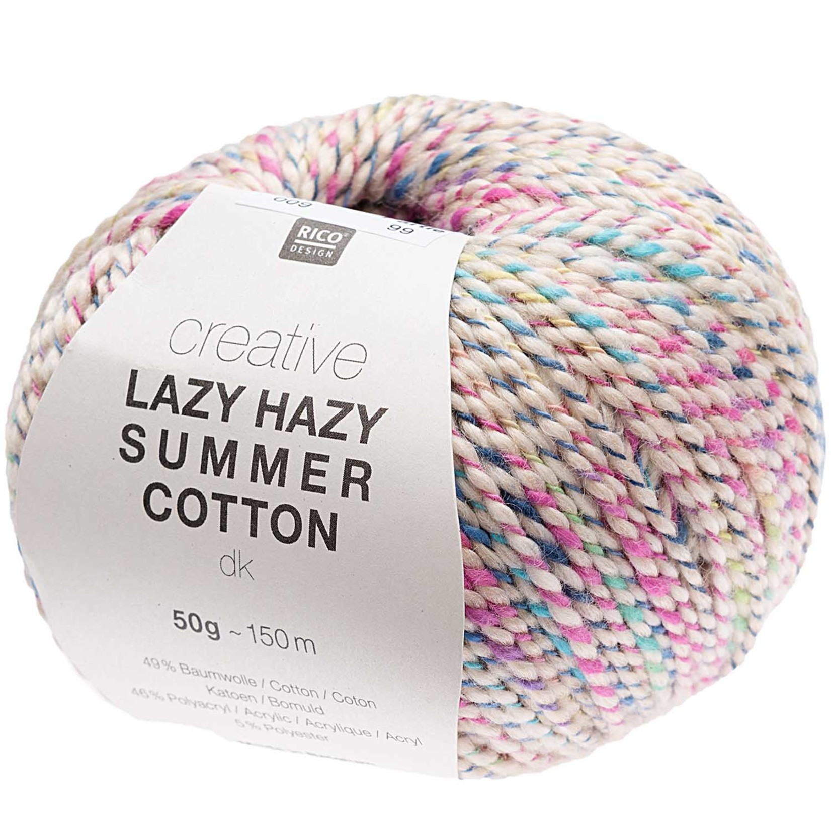 Rico Lazy Hazy Summer Cotton 009 Buttercream