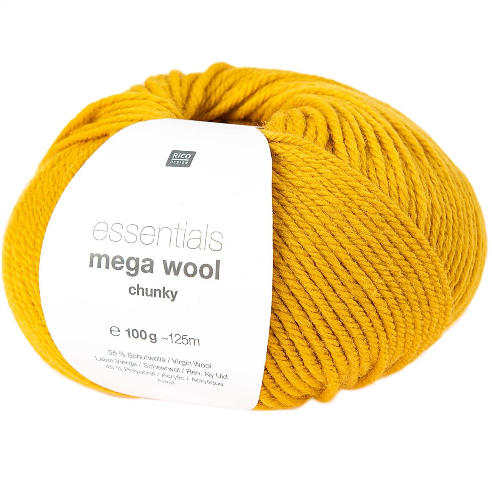 Rico Mega Wool Chunky 6 Mosterd