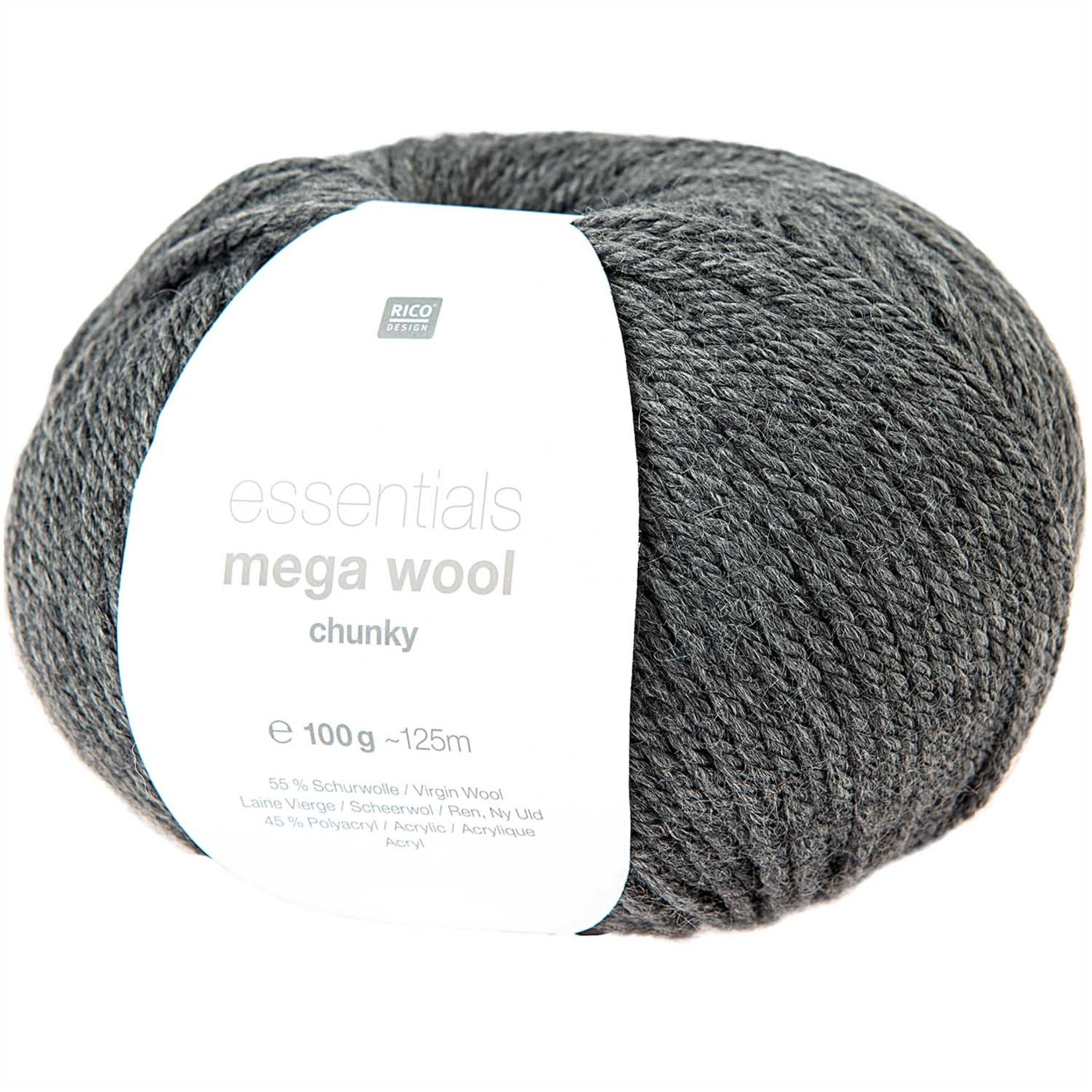 Rico Mega Wool Chunky 15 Antraciet