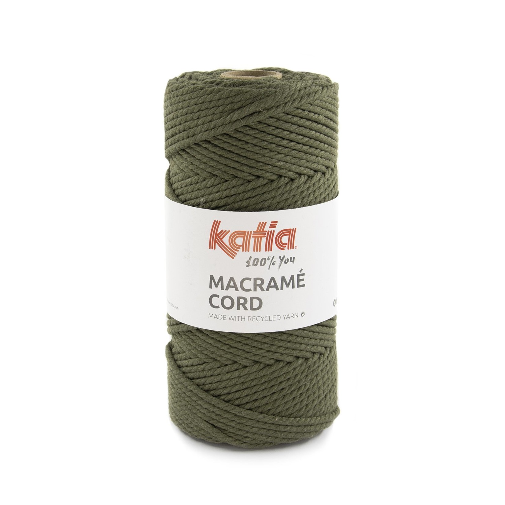 Katia Macramé Cord 117 Olijfgroen