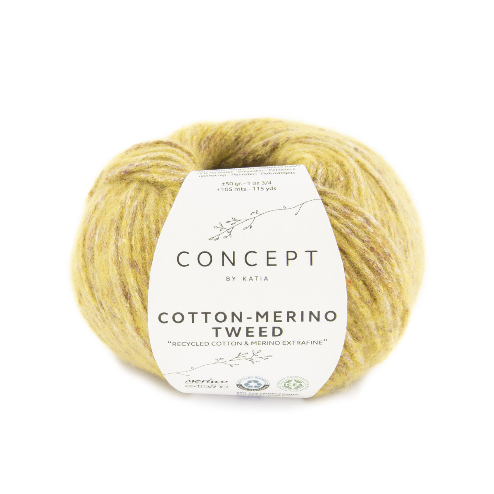 Katia Cotton Merino Tweed 507 Oker