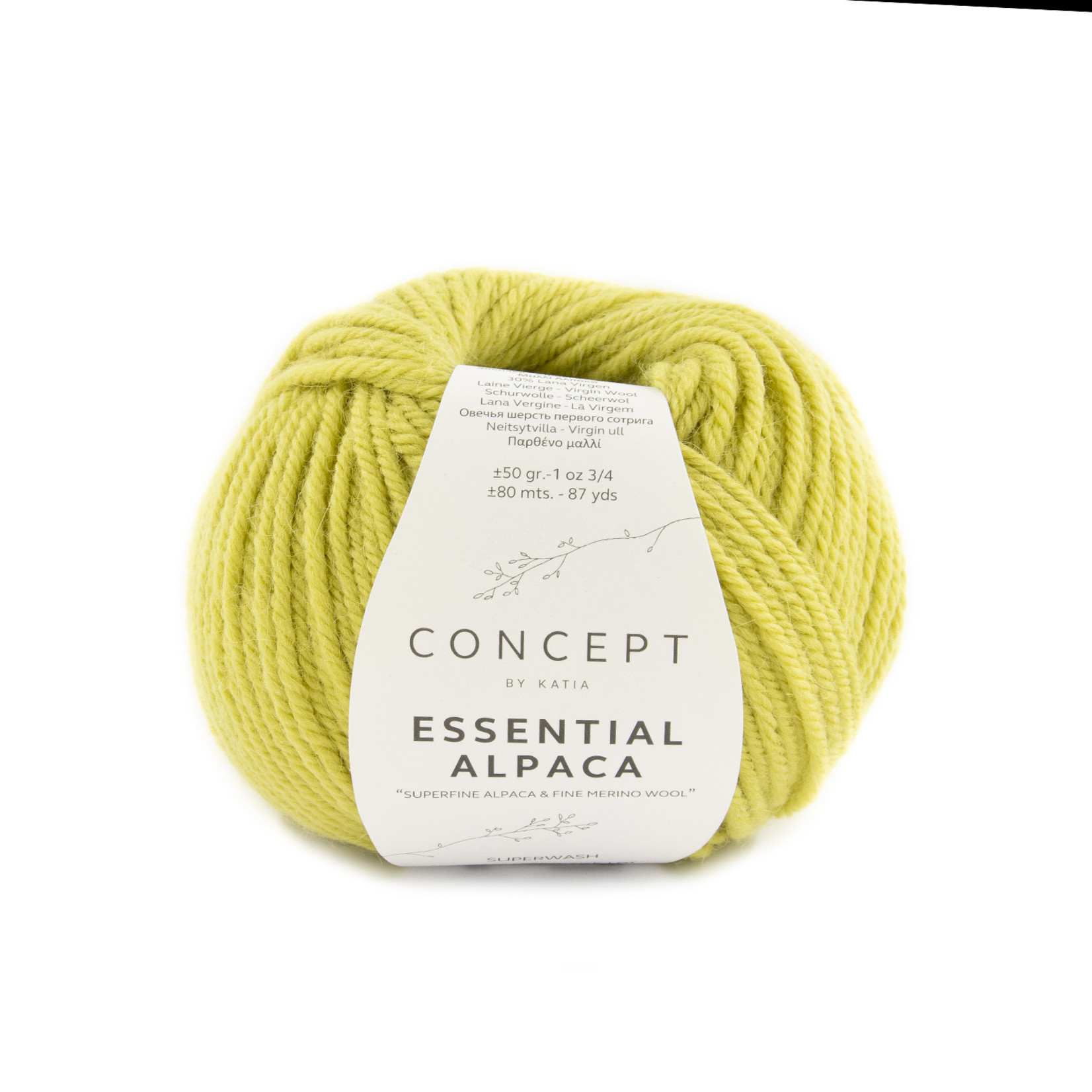 Katia Essential Alpaca 83 Geelgroen