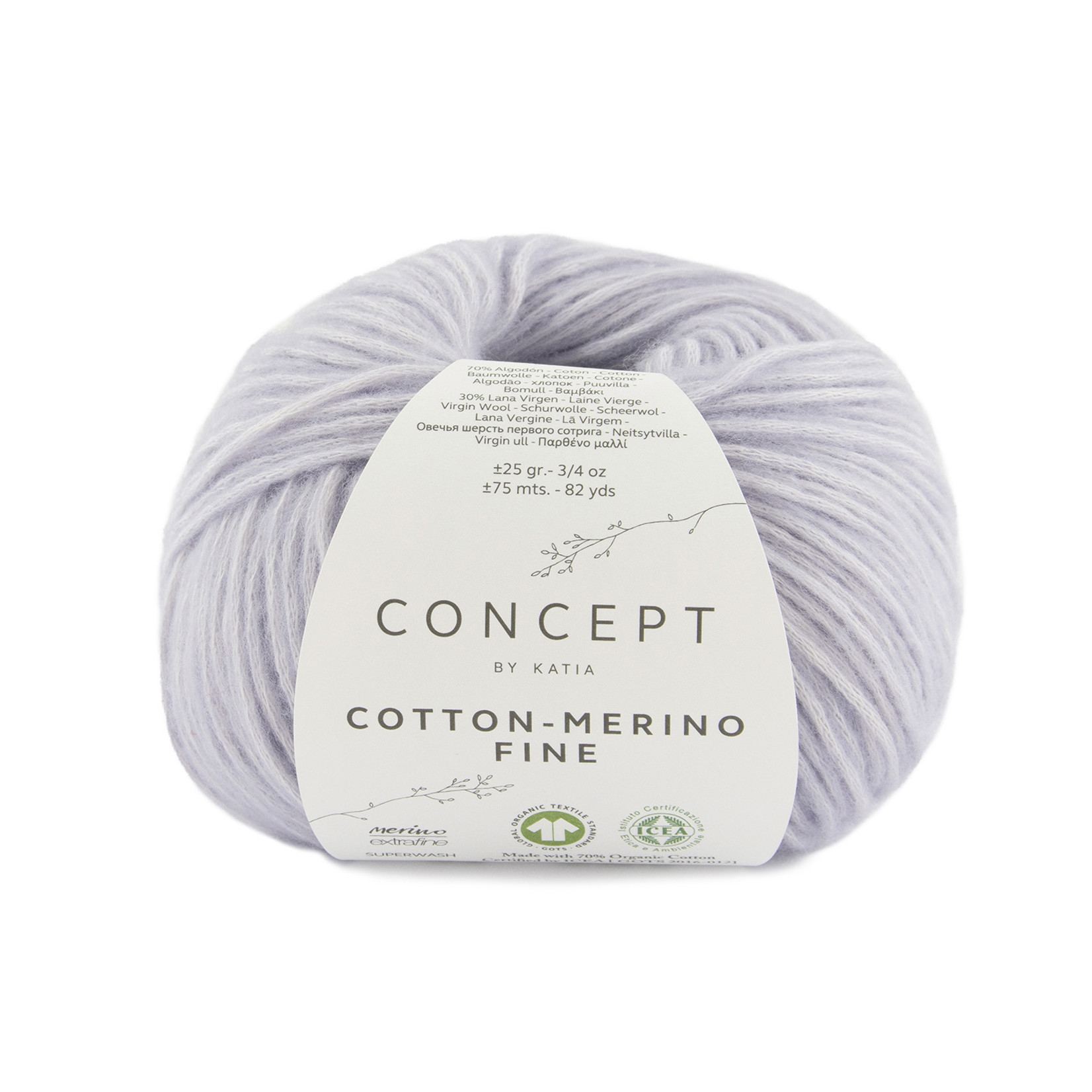 Katia  Cotton Merino Fine 86 Lichtlila