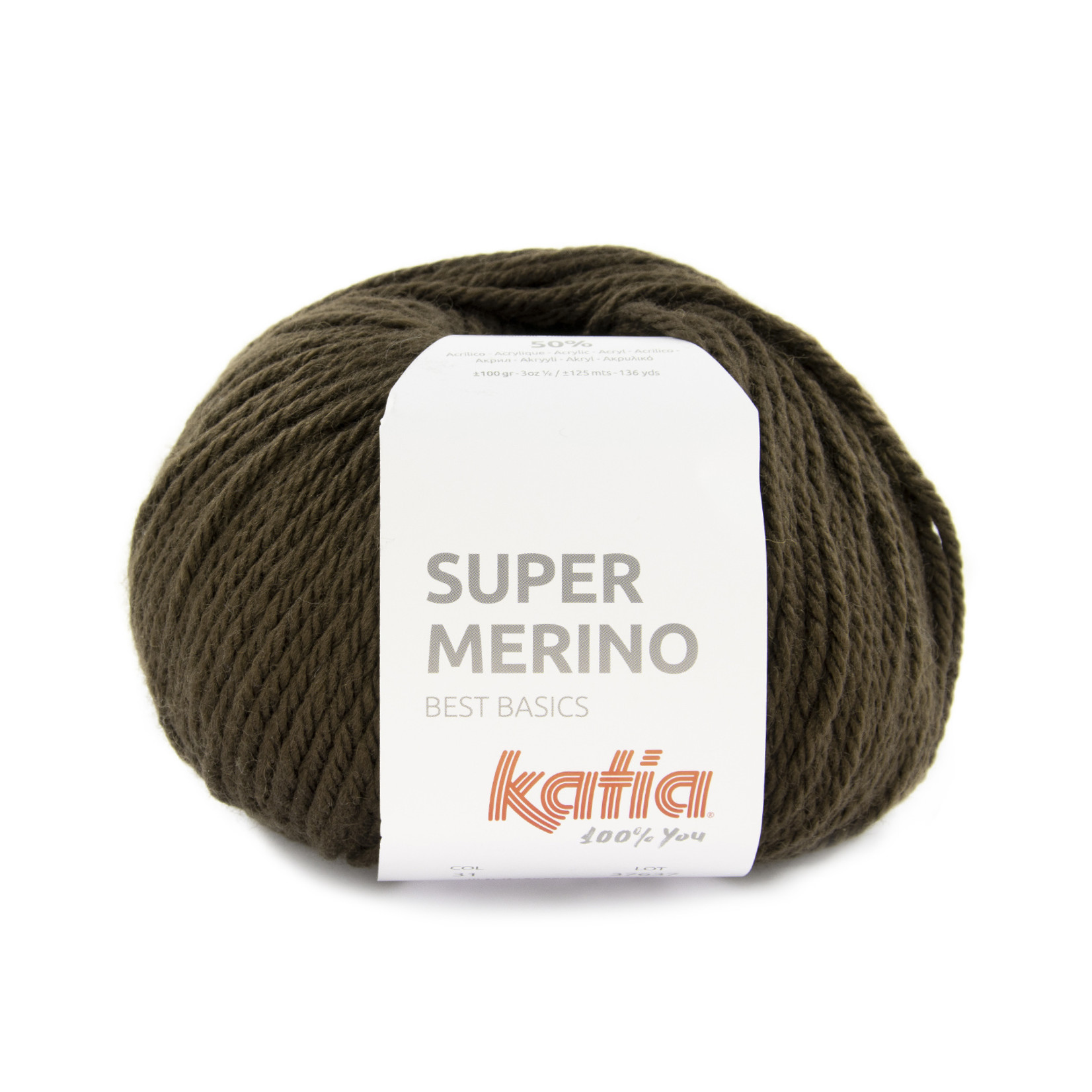 Katia Super Merino 31 Donkerbruin