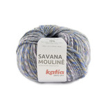 Katia Savana Mouliné 207 Beige-Lila-Pastelblauw