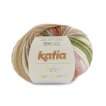 Katia Baby Jacquard 94 Roestbruin-Roos-Groen