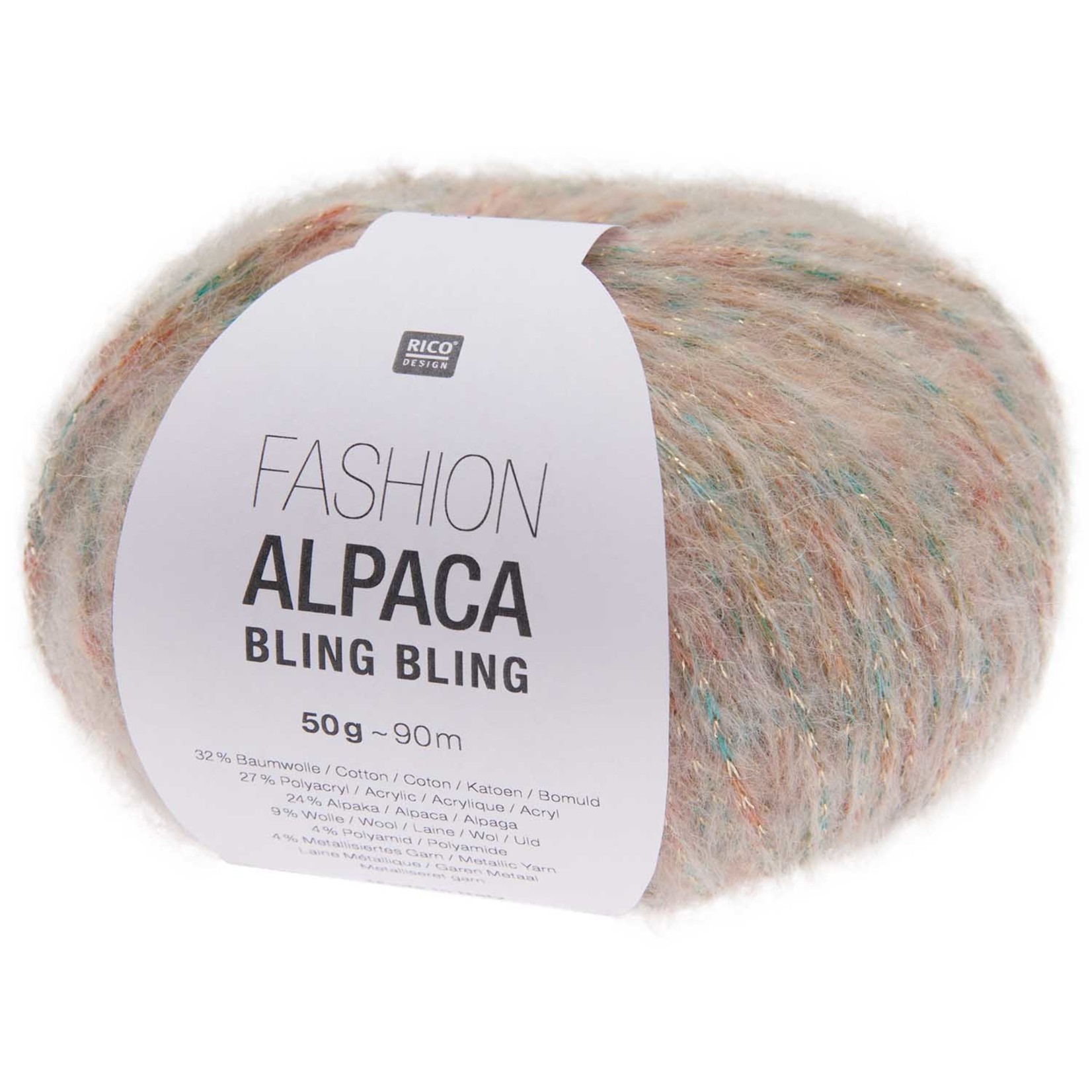 Rico Fashion Alpaca Bling Bling 001 Pastel