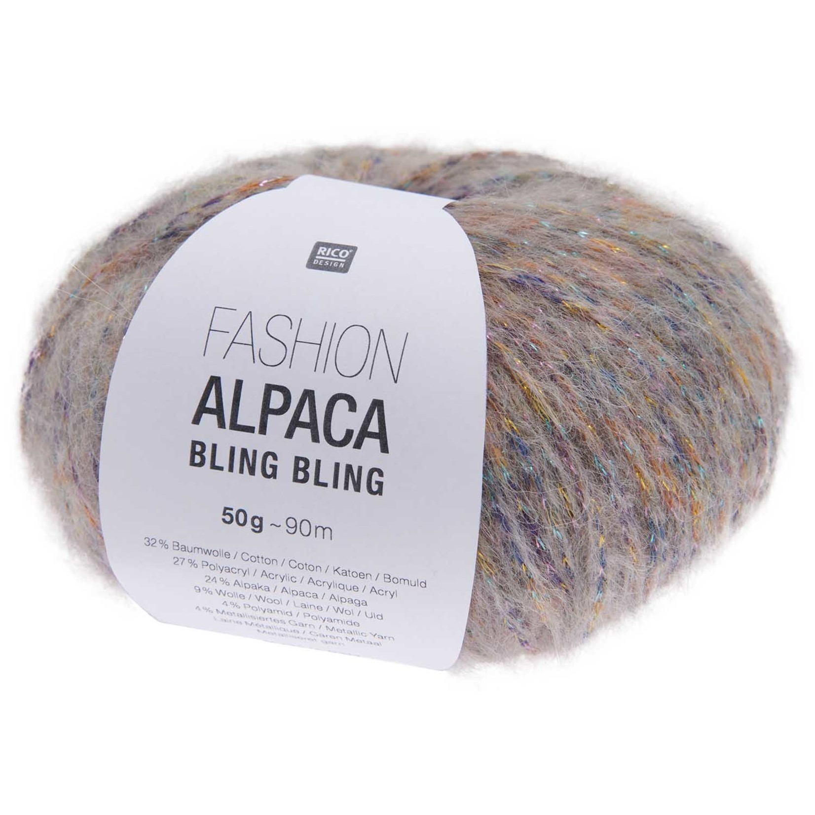 Rico Fashion Alpaca Bling Bling 002 Lila