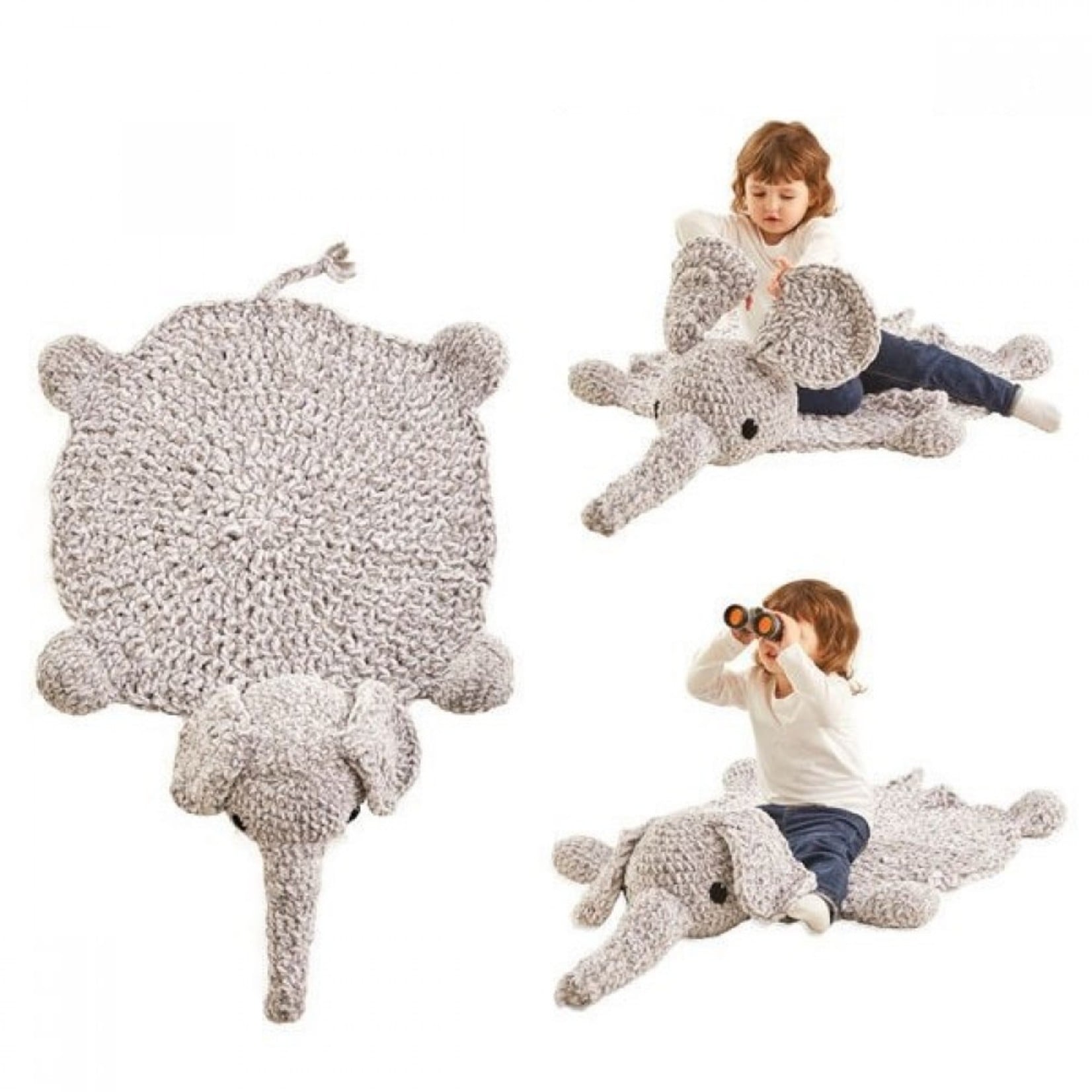 DMC Super Happy Chenille 150 Lichtgrijs
