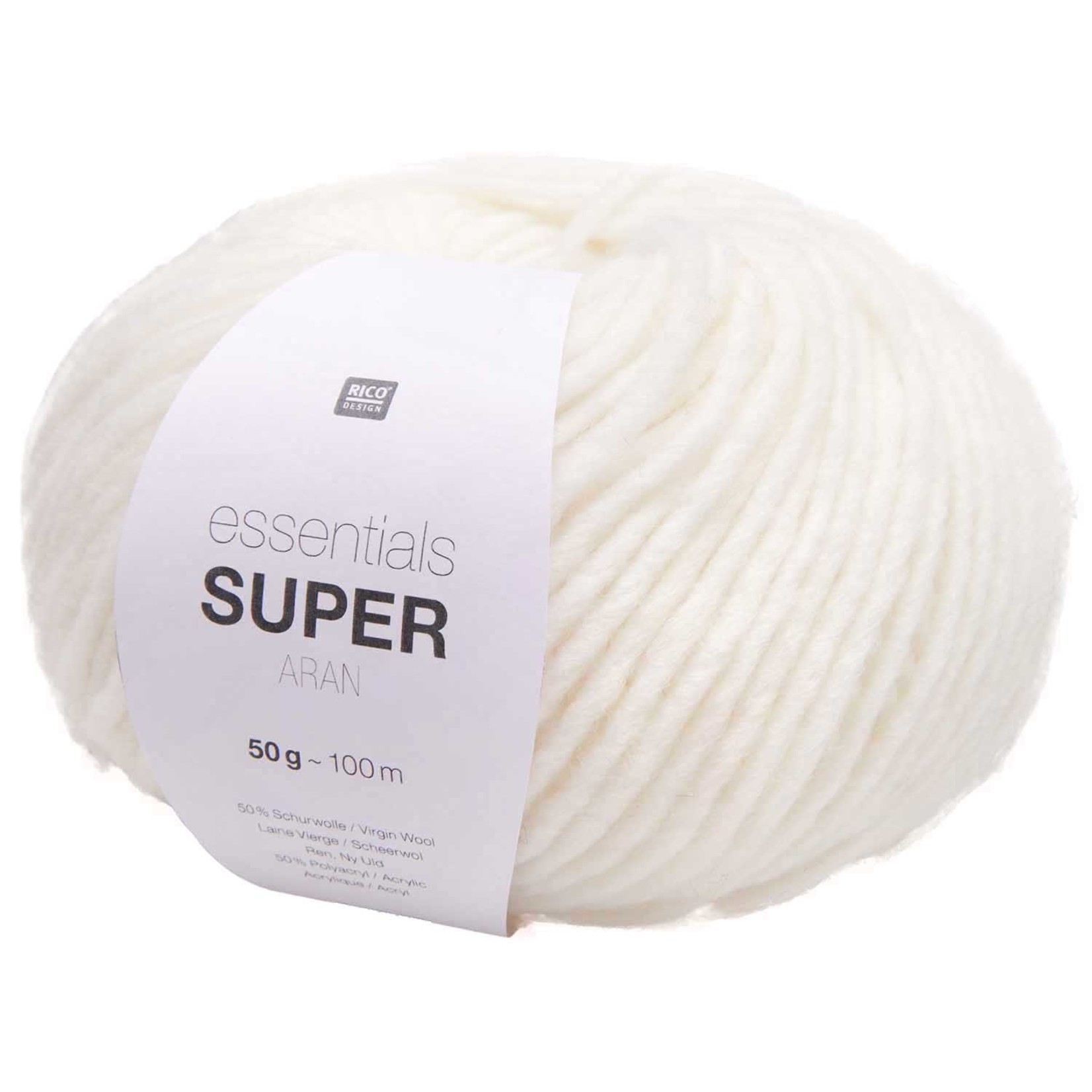 Rico Super Aran 1 Cream