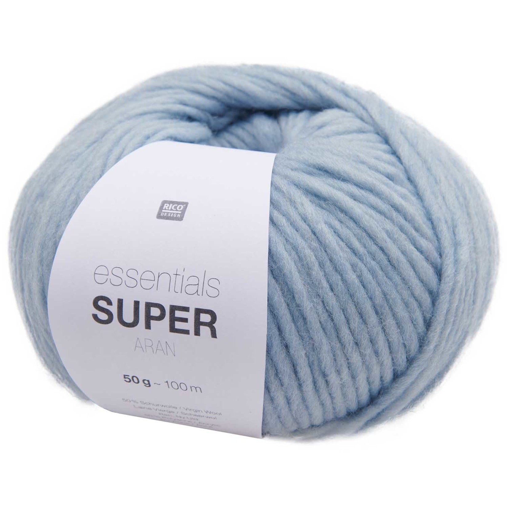 Rico Super Aran 10 Light Blue