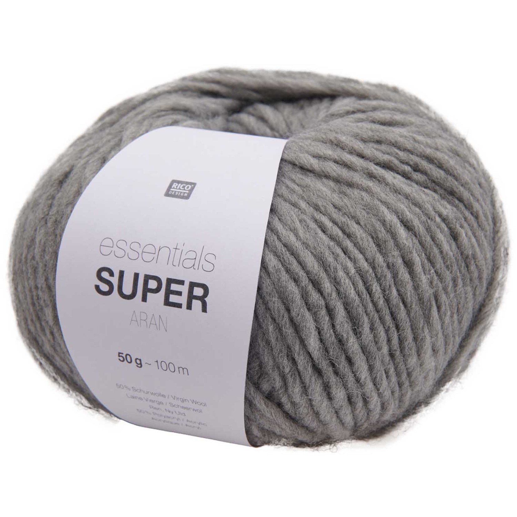 Rico Super Aran 14 Grey