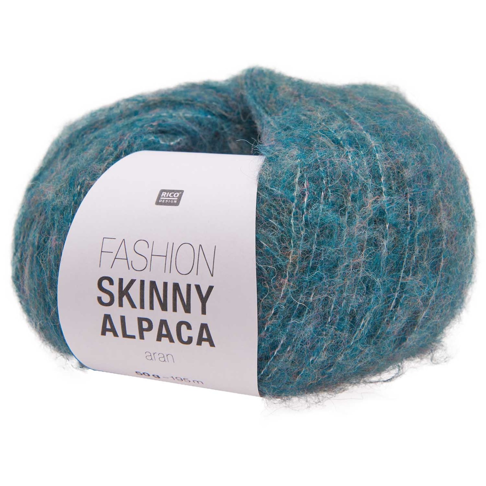 Rico Skinny Alpaca Aran 6 Turquoise