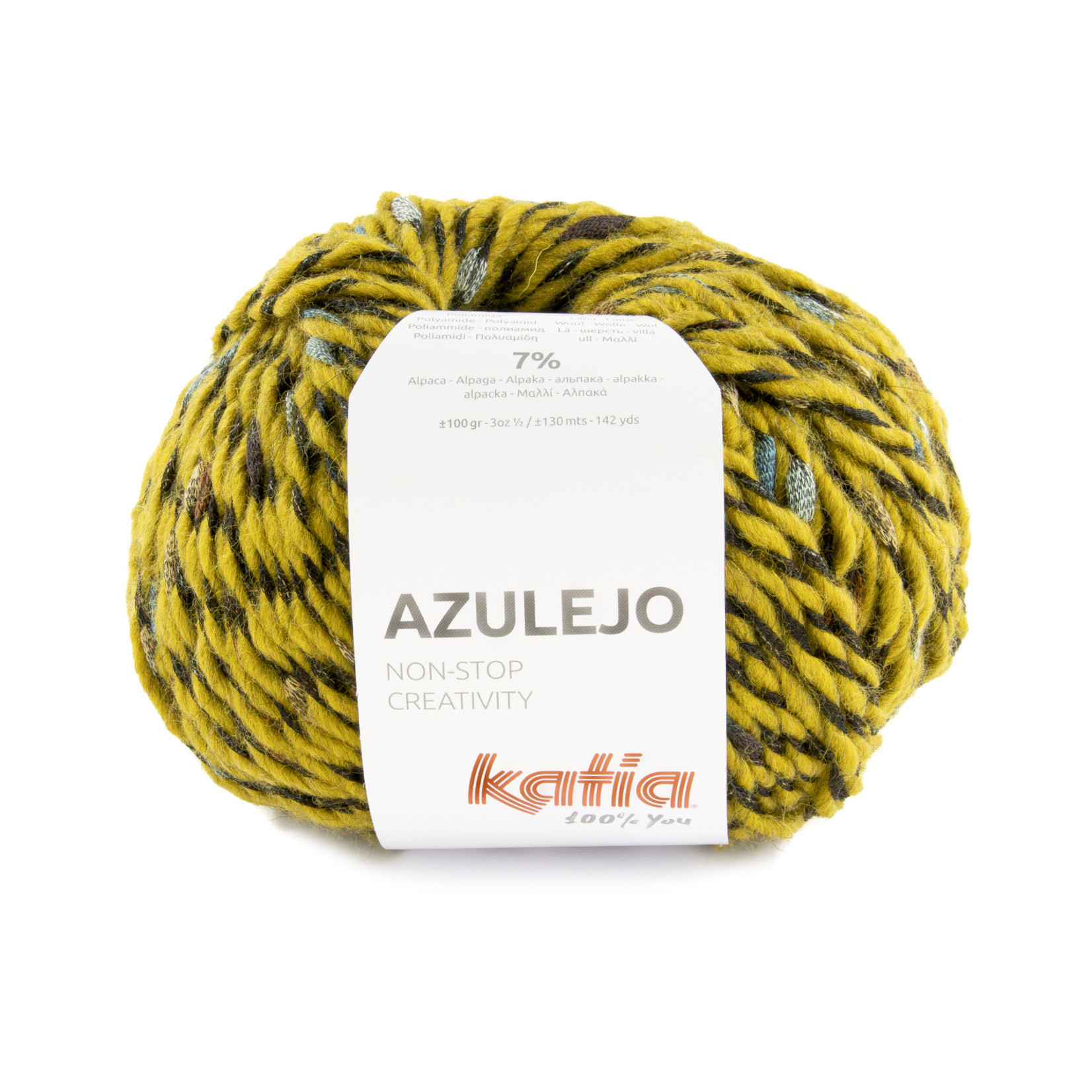 Katia Azulejo 405 Oker-Groenblauw-Camel