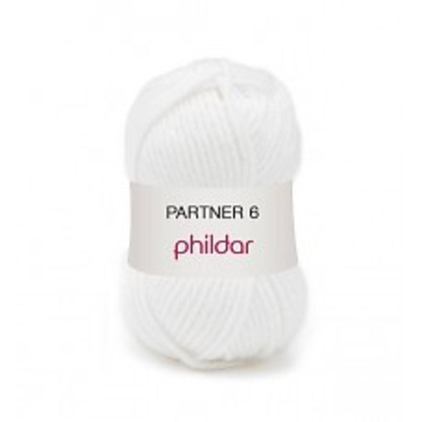 Phildar Partner 6 wol 0010 Blanc